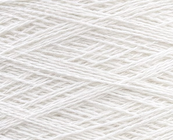 Zimpfer Wolle Selezione Art. Santiago Nm 2/15 – Filato in merino extrafine e cashmere col. Bianco ottico